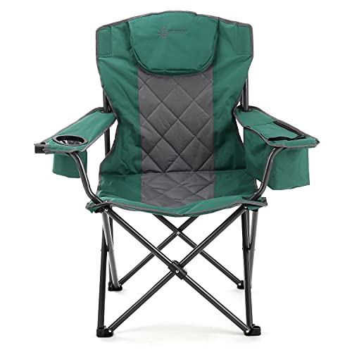 ARROWHEAD OUTDOOR Portable Folding Camping Quad Chair w/ 6-Can Cooler - ARROWHEAD OUTDOOR Portable Folding Camping Quad Chair w/ 6-Can Cooler - Travelking