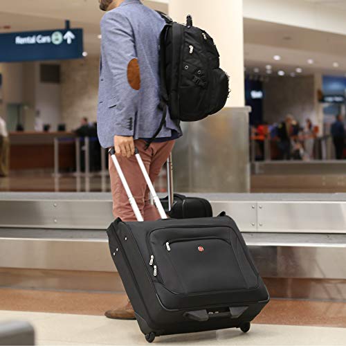 SwissGear Premium Rolling Garment Bag, With Hanging Feature - SwissGear Premium Rolling Garment Bag, With Hanging Feature - Travelking