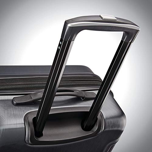 American Tourister Moonlight Hardside Expandable Luggage, Anthracite - American Tourister Moonlight Hardside Expandable Luggage, Anthracite - Travelking