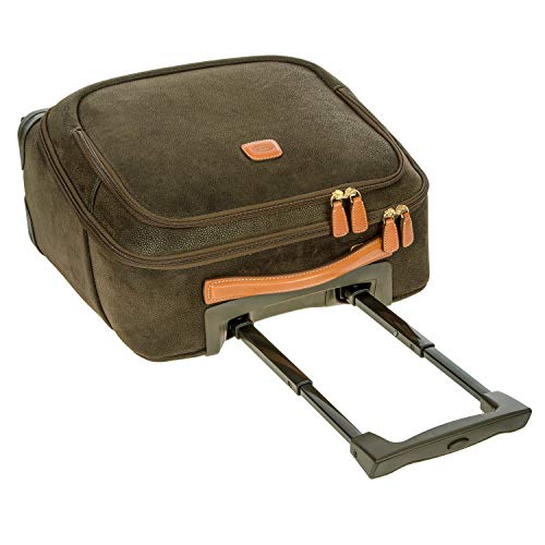 Bric's Life International Laptop Pilot Case Spinner Carry-On - Olive - Bric's Life International Laptop Pilot Case Spinner Carry-On - Olive - Travelking