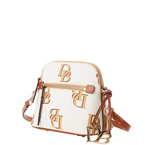 Dooney & Bourke Handbag, Monogram Domed Crossbody - Beige - Dooney & Bourke Handbag, Monogram Domed Crossbody - Beige - Travelking