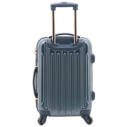 Kensie Women's Alma Hardside Spinner Luggage, Midnight Blue, 3-Piece Set - Kensie Women's Alma Hardside Spinner Luggage, Midnight Blue, 3-Piece Set - Travelking