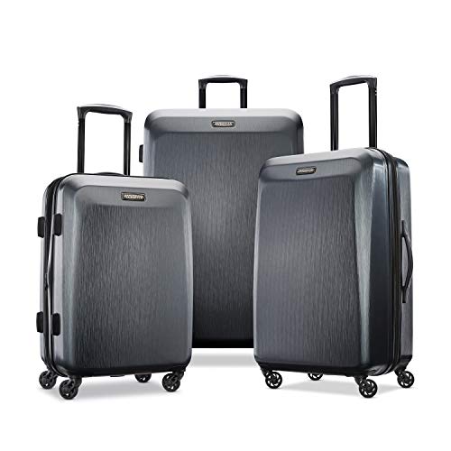 American Tourister Moonlight Hardside Expandable Luggage, Anthracite - American Tourister Moonlight Hardside Expandable Luggage, Anthracite - Travelking