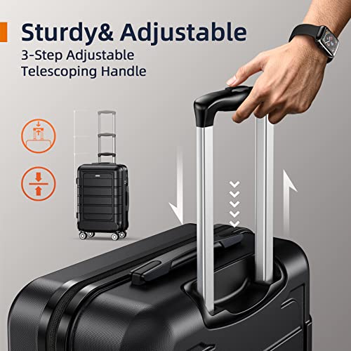 SHOWKOO Luggage Sets Expandable PC+ABS Durable Suitcase - SHOWKOO Luggage Sets Expandable PC+ABS Durable Suitcase - Travelking