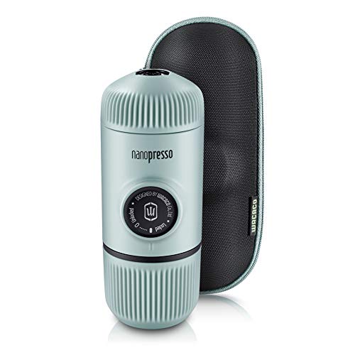 WACACO Nanopresso Portable Espresso Maker, Arctic Blue - WACACO Nanopresso Portable Espresso Maker, Arctic Blue - Travelking