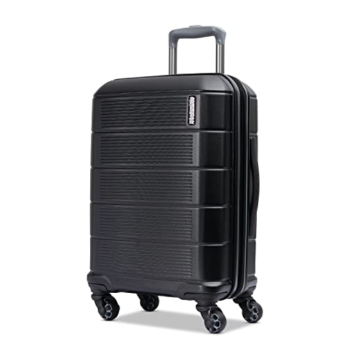 American Tourister Stratum 2.0 Expandable Hardside Luggage, Jet Black, Carry-on - American Tourister Stratum 2.0 Expandable Hardside Luggage, Jet Black, Carry-on - Travelking