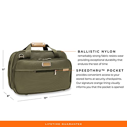 Briggs & Riley Expandable Duffle, Olive - Briggs & Riley Expandable Duffle, Olive - Travelking