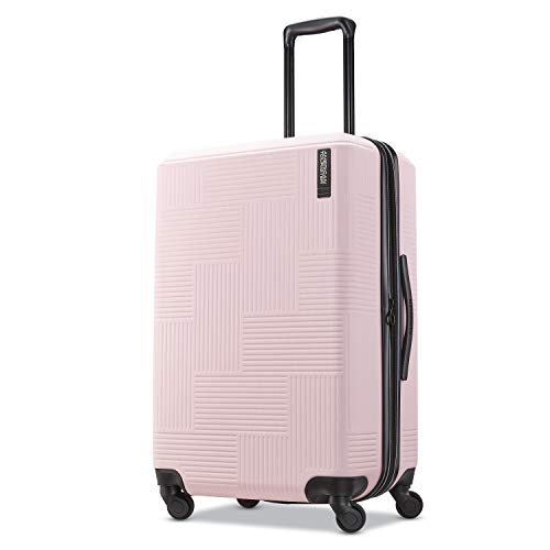 American Tourister Stratum XLT Expandable Hardside Luggage with Spinner Wheels, Pink Blush - American Tourister Stratum XLT Expandable Hardside Luggage with Spinner Wheels, Pink Blush - Travelking