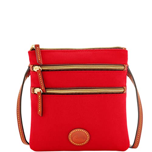 Dooney & Bourke Nylon North South Triple Zip Shoulder Bag - Dooney & Bourke Nylon North South Triple Zip Shoulder Bag - Travelking