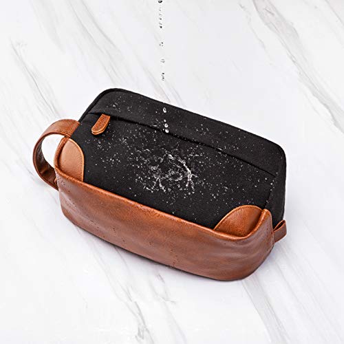 Toiletry Bag Hanging Dopp Kit for Men Water Resistant, Black - Toiletry Bag Hanging Dopp Kit for Men Water Resistant, Black - Travelking