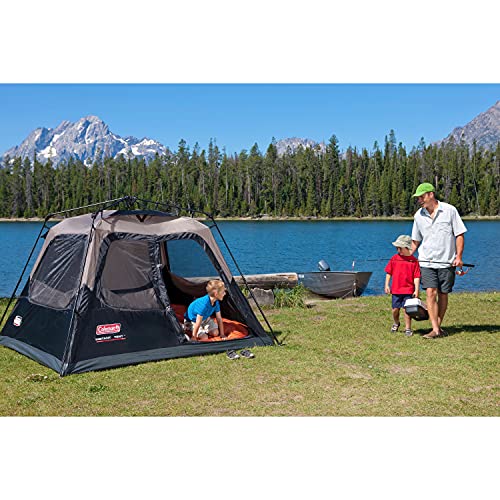 Coleman 4-Person Cabin Tent with Instant Setup 60 Seconds - Coleman 4-Person Cabin Tent with Instant Setup 60 Seconds - Travelking