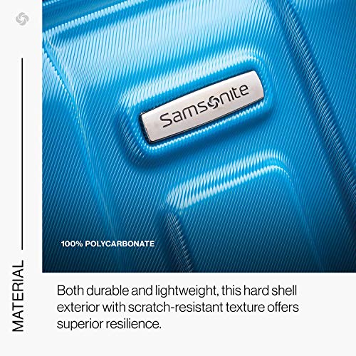 Samsonite Centric Hardside Expandable Luggage with Spinner Wheels, Caribbean Blue, 3-Piece Set - Samsonite Centric Hardside Expandable Luggage with Spinner Wheels, Caribbean Blue, 3-Piece Set - Travelking