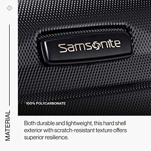 Samsonite Omni PC Hardside Expandable Luggage, 3-Piece, Black - Samsonite Omni PC Hardside Expandable Luggage, 3-Piece, Black - Travelking