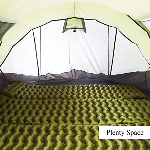 HUI LINGYANG 6 Person Easy Pop Up Tent, Waterproof, Green - HUI LINGYANG 6 Person Easy Pop Up Tent, Waterproof, Green - Travelking