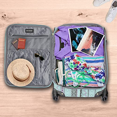 Steve Madden Designer Luggage Collection - 3 Piece Softside - Steve Madden Designer Luggage Collection - 3 Piece Softside - Travelking