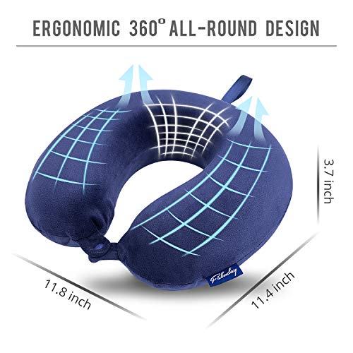 Fabuday Travel Pillow Memory Foam - Airplane Head Neck Support - Fabuday Travel Pillow Memory Foam - Airplane Head Neck Support - Travelking