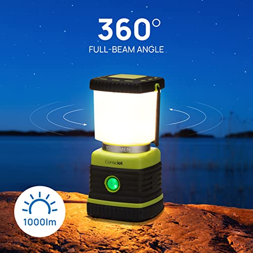 Lepro Rechargeable LED Camping Lantern Flashlight 1000LM High