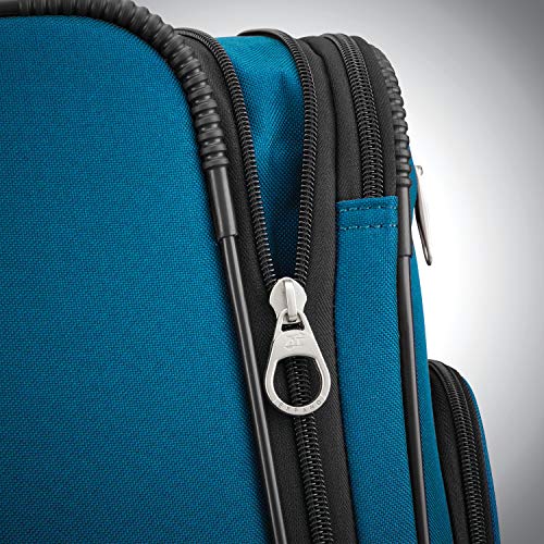 American Tourister Pop Max Softside Luggage with Spinner Wheels, Teal, 3-Piece Set - American Tourister Pop Max Softside Luggage with Spinner Wheels, Teal, 3-Piece Set - Travelking