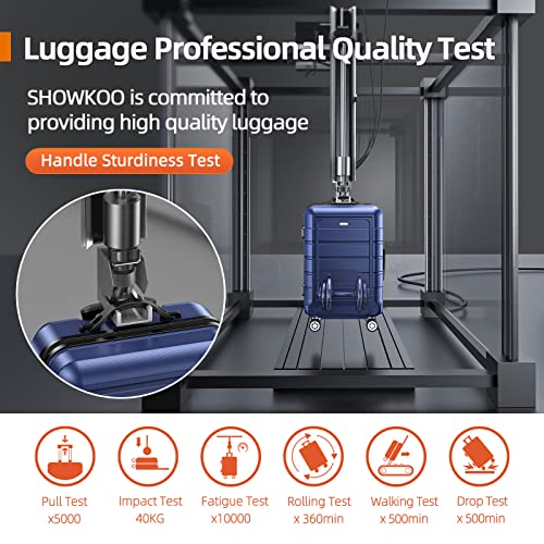 SHOWKOO Luggage PC+ABS Durable Expandable Hardside Suitcase - SHOWKOO Luggage PC+ABS Durable Expandable Hardside Suitcase - Travelking