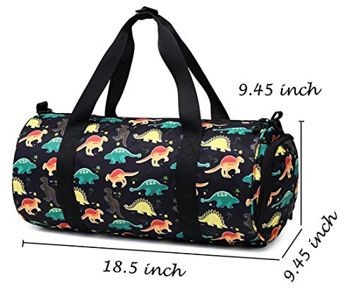 Dinosaur Duffel Bag for Boys, Travel, School, Camping, Leisure - Dinosaur Duffel Bag for Boys, Travel, School, Camping, Leisure - Travelking