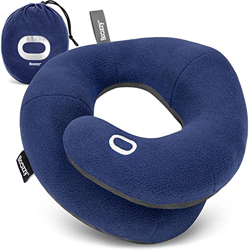 Fabuday Travel Pillow Memory Foam - Head Neck Support Airplane