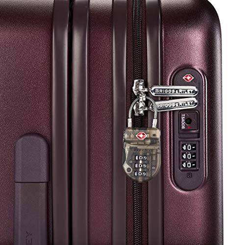 Briggs & Riley Sympatico Hardside International Spinner Luggage, Plum - Briggs & Riley Sympatico Hardside International Spinner Luggage, Plum - Travelking