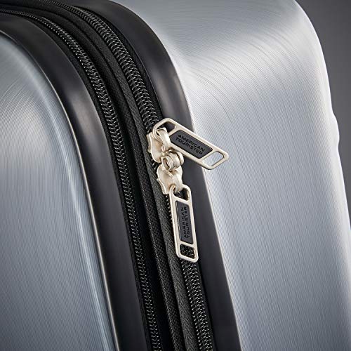 American Tourister Moonlight Hardside Expandable Luggage, Silver - American Tourister Moonlight Hardside Expandable Luggage, Silver - Travelking