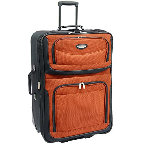 Travel Select Amsterdam Expandable Rolling Upright Luggage, Orange, 8-Piece Set - Travel Select Amsterdam Expandable Rolling Upright Luggage, Orange, 8-Piece Set - Travelking