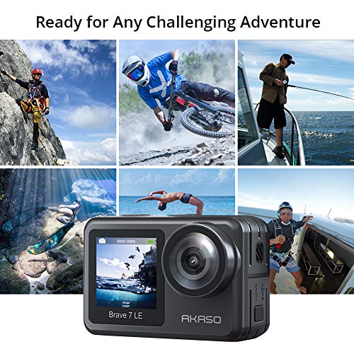 AKASO Brave 7 LE 4K30FPS 20MP WiFi Action Camera - AKASO Brave 7 LE 4K30FPS 20MP WiFi Action Camera - Travelking