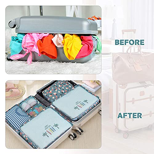 DIMJ Packing Cubes for Travel, 8 Pcs Travel Cubes for Suitcase - DIMJ Packing Cubes for Travel, 8 Pcs Travel Cubes for Suitcase - Travelking