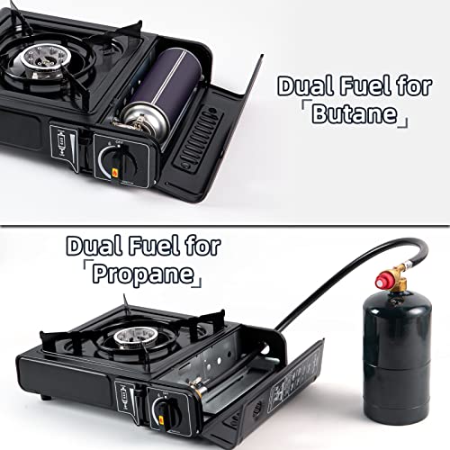 SHINESTAR Dual Fuel Portable Gas Stove for Propane & Butane - SHINESTAR Dual Fuel Portable Gas Stove for Propane & Butane - Travelking