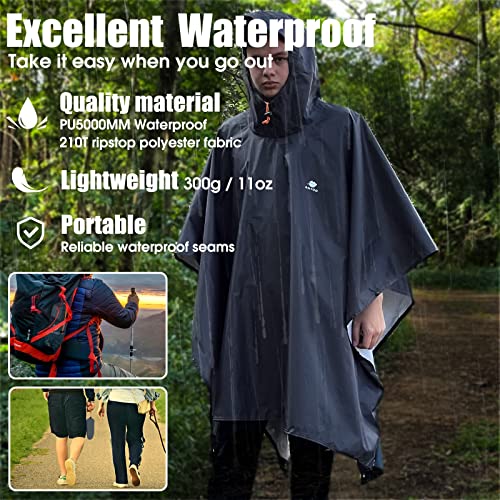 Reusable Lightweight  Waterproof Poncho - Hiking - Travel - Camping - Reusable Lightweight  Waterproof Poncho - Hiking - Travel - Camping - Travelking