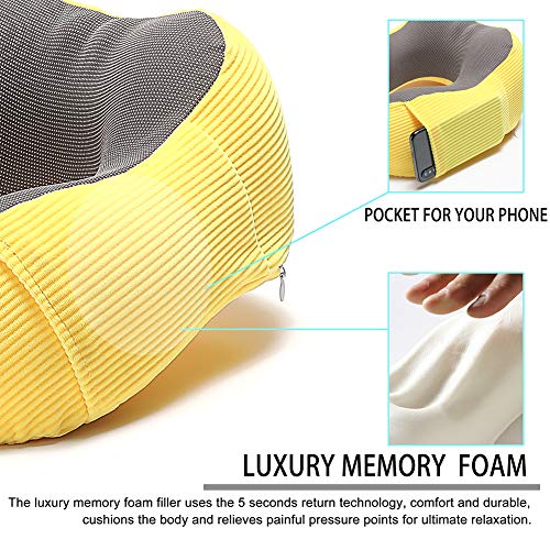 Travel Pillow Memory Foam with 360-Degree Head Support - Travel Pillow Memory Foam with 360-Degree Head Support - Travelking