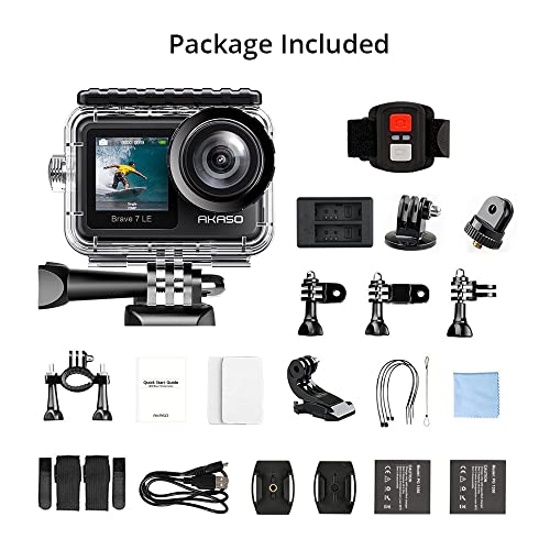 AKASO Brave 7 LE 4K30FPS 20MP WiFi Action Camera - AKASO Brave 7 LE 4K30FPS 20MP WiFi Action Camera - Travelking