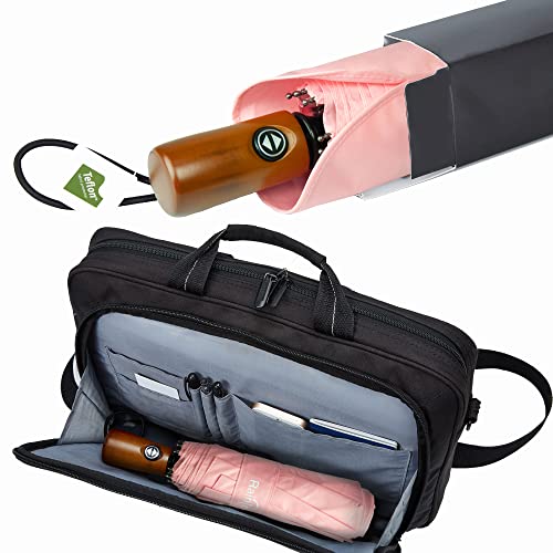 Pink Compact Travel Umbrella - Windproof Automatic - Women - Pink Compact Travel Umbrella - Windproof Automatic - Women - Travelking