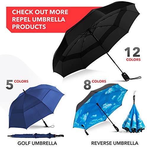 Repel Umbrella Windproof Travel Umbrella - Wind Resistant - Repel Umbrella Windproof Travel Umbrella - Wind Resistant - Travelking