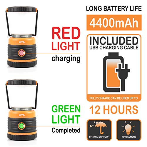 LED Camping Lantern Rechargeable, 1800LM, 4 Light Modes - LED Camping Lantern Rechargeable, 1800LM, 4 Light Modes - Travelking