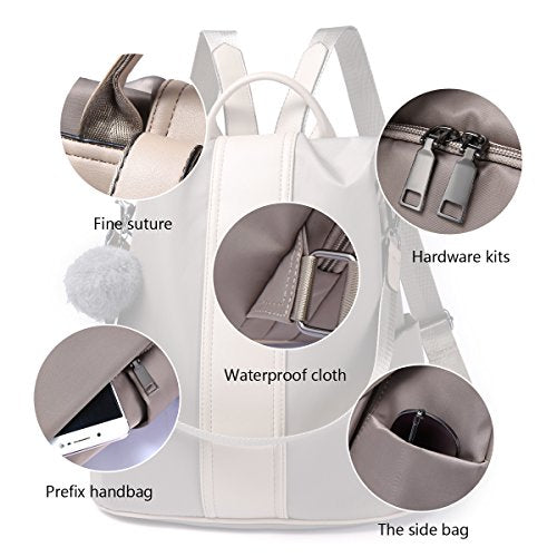 Women's Backpack Waterproof Nylon Anti-theft Rucksack Shoulder Bag - Women's Backpack Waterproof Nylon Anti-theft Rucksack Shoulder Bag - Travelking