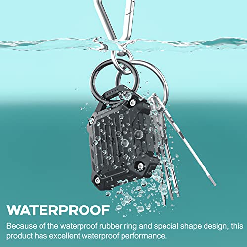 Jeanue-Waterproof Airtag Holder Keychain Case, Compatible With Apple Air Tag - Jeanue-Waterproof Airtag Holder Keychain Case, Compatible With Apple Air Tag - Travelking