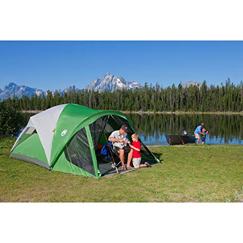 Coleman 6-Person Dome Tent with Screen Room | Evanston Camping - Coleman 6-Person Dome Tent with Screen Room | Evanston Camping - Travelking