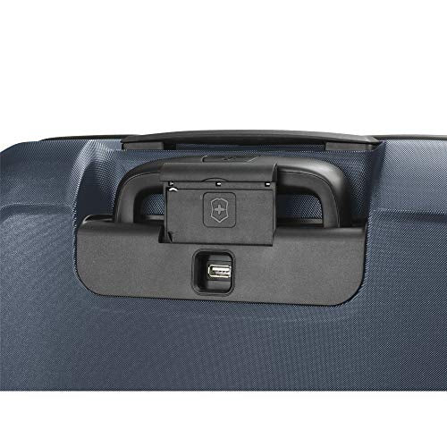 Victorinox Connex Expandable Medium Hardside Suitcase with ID Tag, Deep Lake - Victorinox Connex Expandable Medium Hardside Suitcase with ID Tag, Deep Lake - Travelking