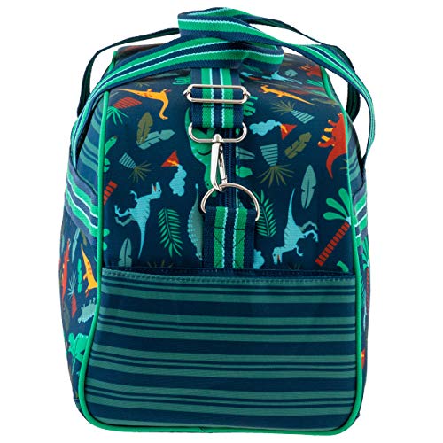 Stephen Joseph Kids' Duffel Bag - Dino Theme, Colorful and Adjustable Strap - Stephen Joseph Kids' Duffel Bag - Dino Theme, Colorful and Adjustable Strap - Travelking