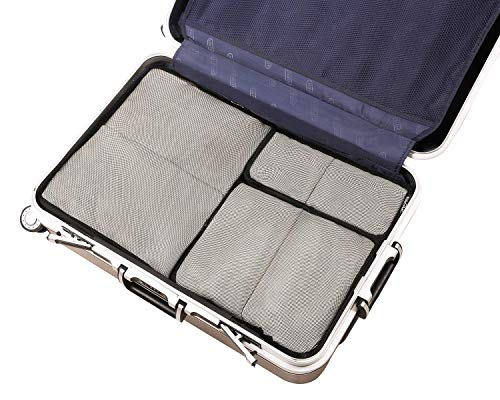 BAGAIL 6 Set Packing Cubes,3 Various Sizes Travel Luggage Packing Organizers(Black) - BAGAIL 6 Set Packing Cubes,3 Various Sizes Travel Luggage Packing Organizers(Black) - Travelking