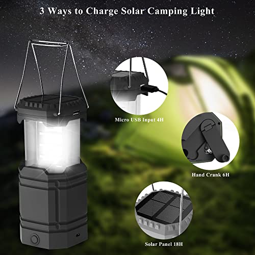 3000 Large Capacity Hand Crank Solar Camping Lantern - 3000 Large Capacity Hand Crank Solar Camping Lantern - Travelking