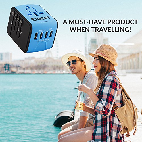 Unidapt Universal Travel Adapter, International Plug Adapter - Unidapt Universal Travel Adapter, International Plug Adapter - Travelking