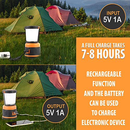 LED Camping Lantern Rechargeable, 1800LM, 4 Light Modes - LED Camping Lantern Rechargeable, 1800LM, 4 Light Modes - Travelking