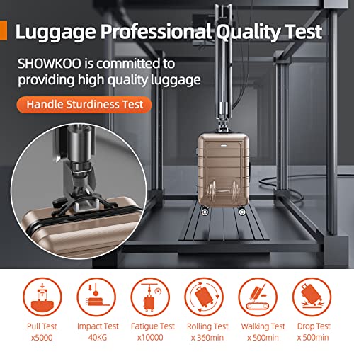 SHOWKOO Luggage Sets Expandable PC+ABS Durable Set, 3 PC. - SHOWKOO Luggage Sets Expandable PC+ABS Durable Set, 3 PC. - Travelking