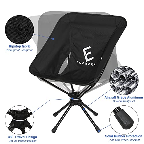 Ecomerr Portable Camping Chair - Bottle Sized Compact Foldable Chair - Ecomerr Portable Camping Chair - Bottle Sized Compact Foldable Chair - Travelking