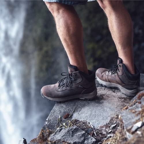 HI-TEC Altitude Leather Waterproof Men's Hiking Boots - HI-TEC Altitude Leather Waterproof Men's Hiking Boots - Travelking