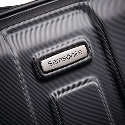 Samsonite Centric Hardside Expandable Luggage with Spinner Wheels, Black, 28"